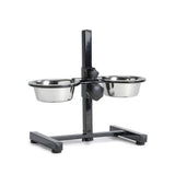 Beeztees H-Stand with 2 Stainless Steel Bowls