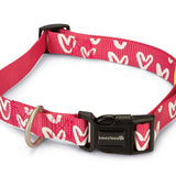 Beeztees Nylon Collar HEART - Pink