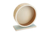 Beeztees TURBANI Wooden Running Wheel - Mint
