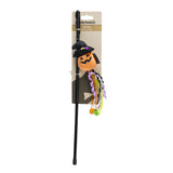 Beeztees Halloween Cat Fish Rod Pumpkin