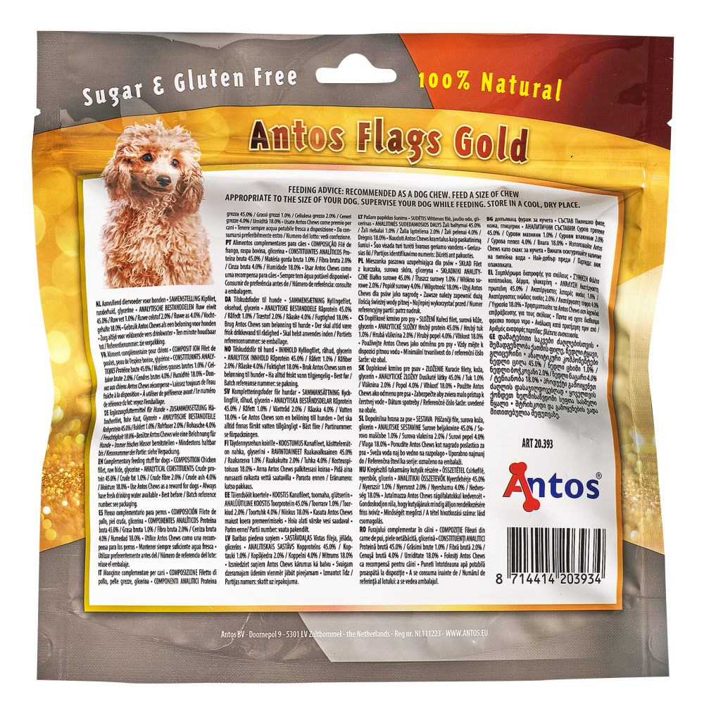 Antos Flags Gold kjúklingastangir
