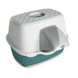 Stefanplast Tres Chic Outdoor Cat Litter Box White Grey