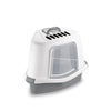Stefanplast Sprint Corner Plus Cat Litter Box White Grey