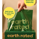 Earth Rated Waste Bags Unscented 300 stk - outdoor lifestyle