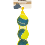 Beeztees FETCH Tennisball Blue/Yellow - 3pcs