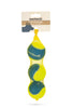 Beeztees FETCH Tennisball Blue/Yellow - 3pcs