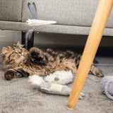 Beeztees ISAR Kitten Wool Ball with Cord