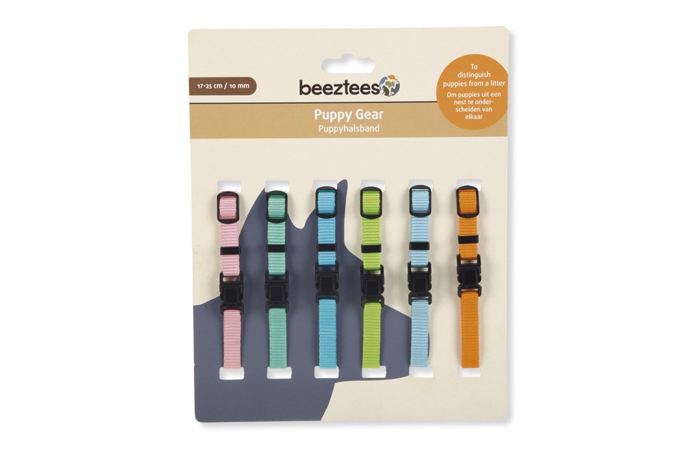Beeztees Puppy Collar Set 17-25cm 6 pcs