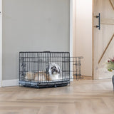 Beeztees Foldable Wire Dog Crate 2-Door Black