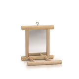 Beeztees Wooden Landing Perch+Mirror