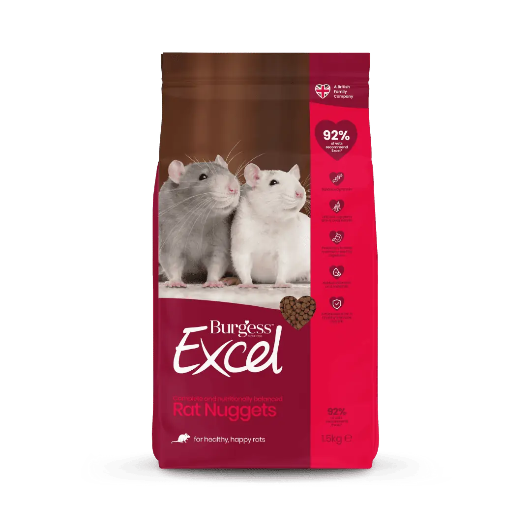Burgess Excel Rat Nuggets 1.5kg