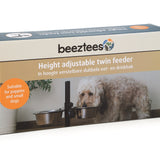Beeztees H-Stand with 2 Stainless Steel Bowls