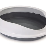 Beeztees FIGARO Cat Litter Pan Grey/White