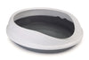 Beeztees FIGARO Cat Litter Pan Grey/White