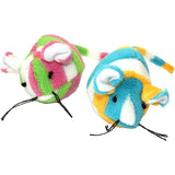 Happy Pet Candy Stripe Mice Toy - Assorted
