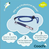 Company of Animals Coachi Professional Whistle - Navy