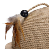 Designed by Lotte Vivi Wooden Half Scratch Globe 34.5cm