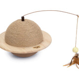 Designed by Lotte Wiggly Wooden Scratch Globe 29.5cm