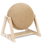 Designed by Lotte Xem Cat Scratch Globe on Wooden Stand 34cm