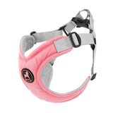 Gooby Memory Foam Step-in Harness Pink