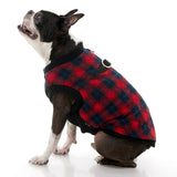 Gooby Fashion Vest Check - Red