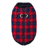 Gooby Fashion Vest Check - Red