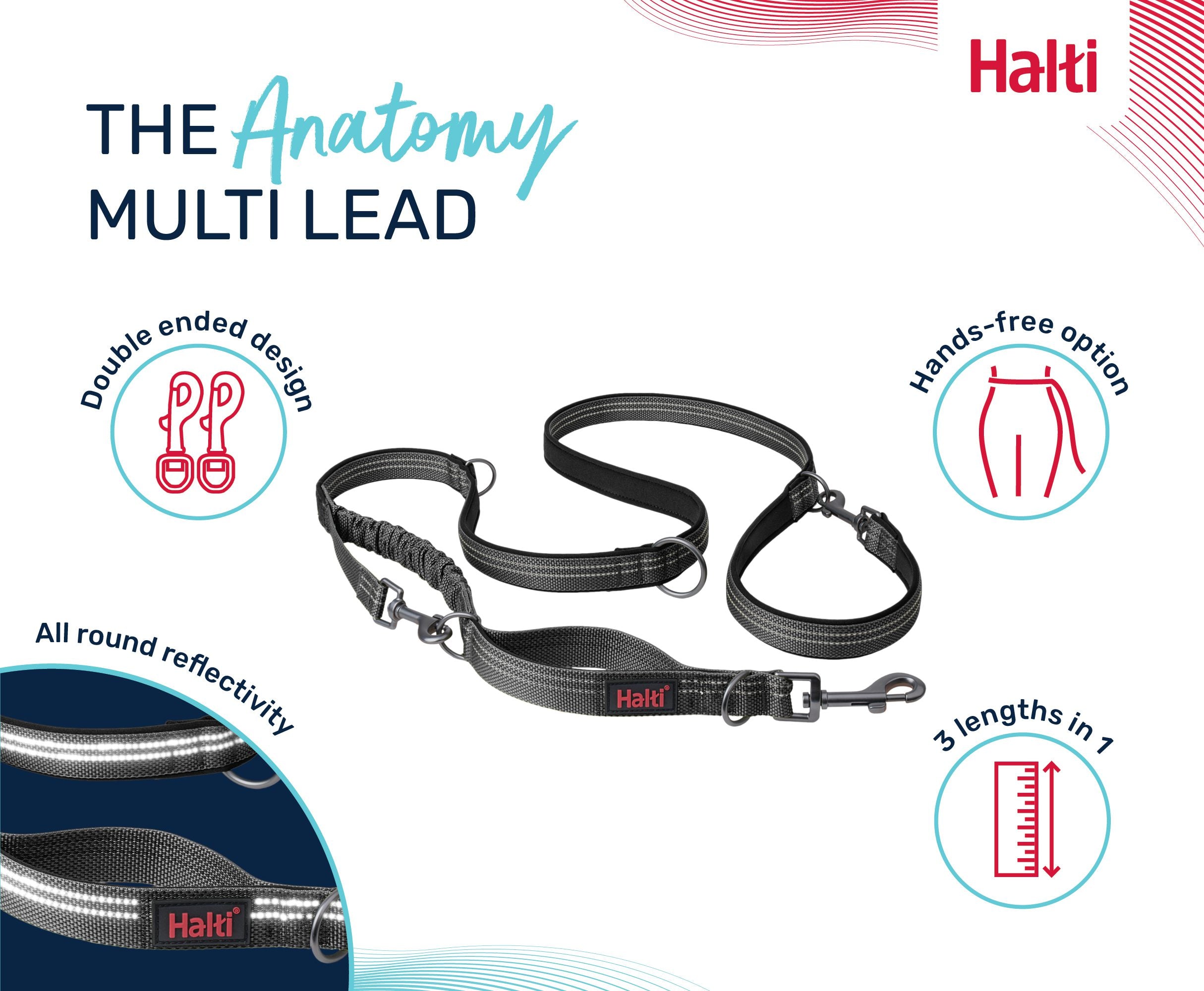 Halti Anatomy Multi Lead feature