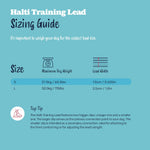 Halti Training Lead size guide