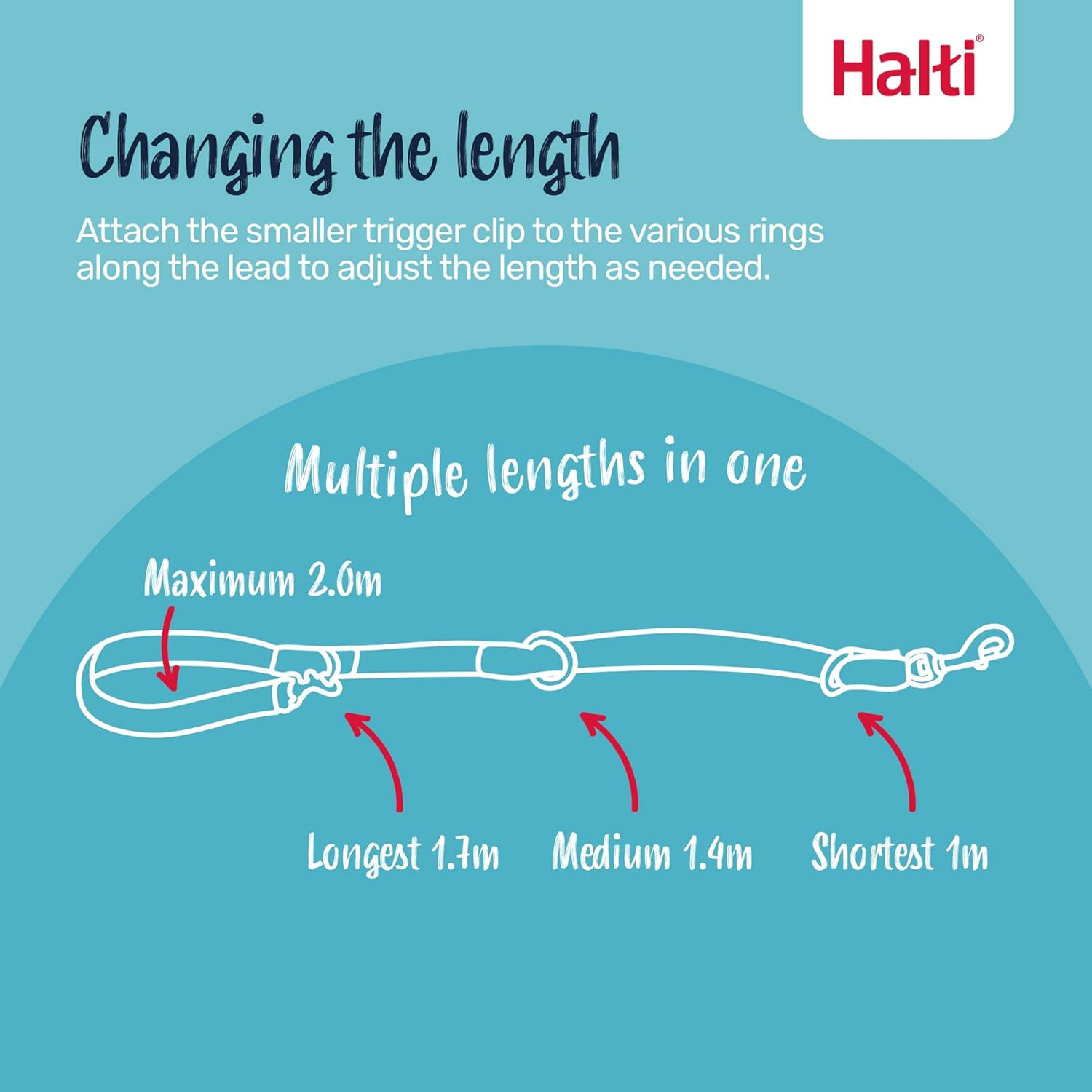 Halti Training Lead — 5 length settings