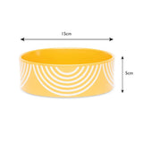 Scruffs Aztec Food Bowl Sunflower 15cm