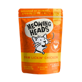 Meowing Heads Paw Lickin Chicken Wetfood - 100gr