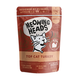Meowing Heads Top Cat Turkey Wetfood - 100gr