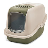 Nestor Happy Planet Hooded Cat Litter Box Green
