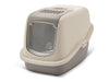 Nestor Happy Planet Hooded Cat Litter Box Grey frá Beeztees
