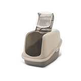 Nestor Happy Planet Hooded Cat Litter Box Grey