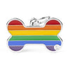 MyFamily Rainbow Bone XL ID Tag