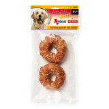 Antos Rawhide White Chicken Donut - 8cm
