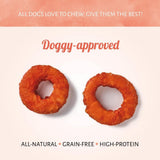 Antos Rawhide White Chicken Donut - 8cm