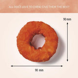 Antos Rawhide White Chicken Donut - 8cm