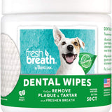 Tropiclean Fresh Breath Dental Wipes - 50pcs