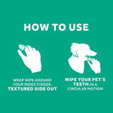 Tropiclean Fresh Breath Dental Wipes - 50pcs