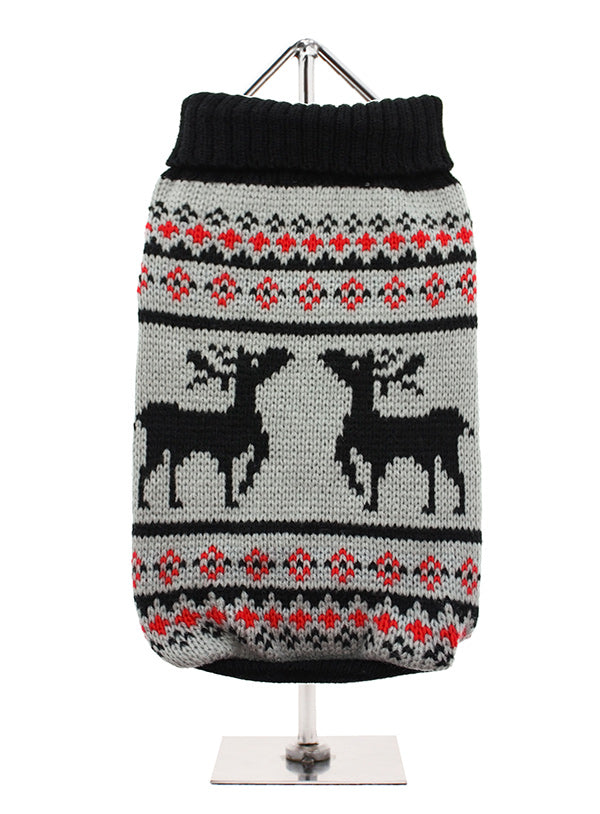Urban Pup Nordic Reindeer Knitted Dog Sweater