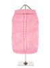 Urban Pup Pink Cable Knit Dog Sweater