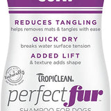 Tropiclean PerfectFur Curly & Wavy Coat Shampoo - 473ml