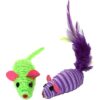 Happy Pet Fiesta Mice Cat Toy - Assorted