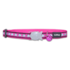 Gloria Cat Reflective Collar - Hot Pink