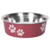Karlie Bowl Paw Motive Red - 12cm