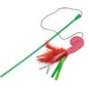 Beeztees Christmas Candy Cane Fishing Rod
