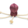 Velvet Dog Toy Octo Aisha Pink 15