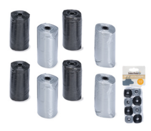 BZ Refill Poopbag Dispenser Black & Grey 8X20